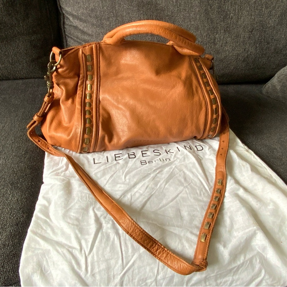 Liebeskind Tan Crossbody Bag with Sophisticated Design